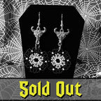 Beaded earrings-Bull