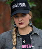 Horse Goth Trucker Hat