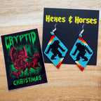 BigFoot Beaded Earring - Blue