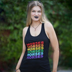 Horses Horses Horses Pride Racerback