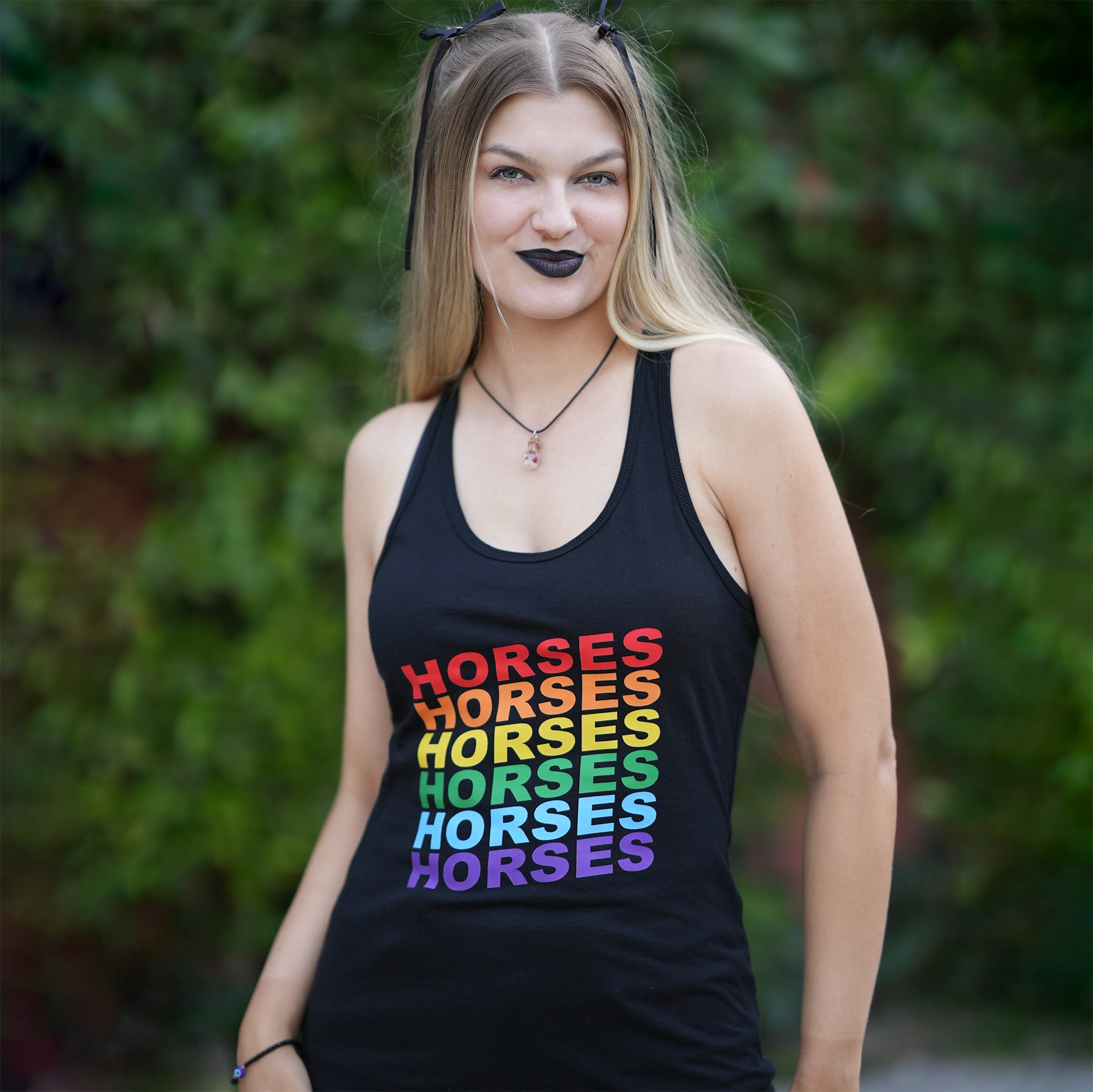 Horses Horses Horses Pride Racerback