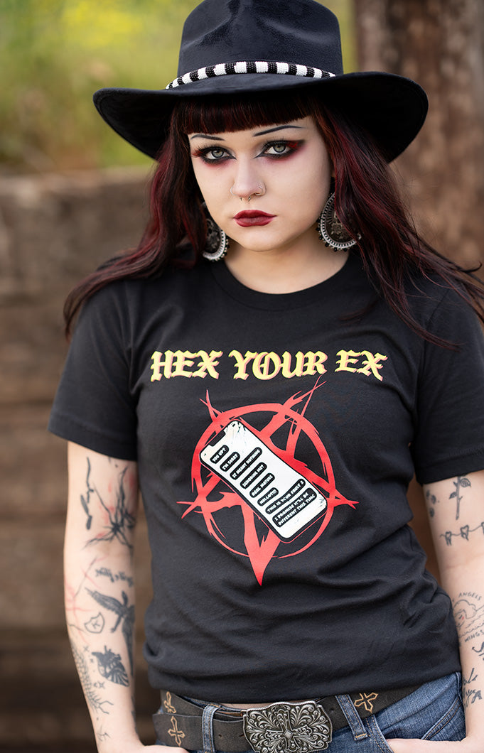 Hex Your Ex Pentagram T-Shirt