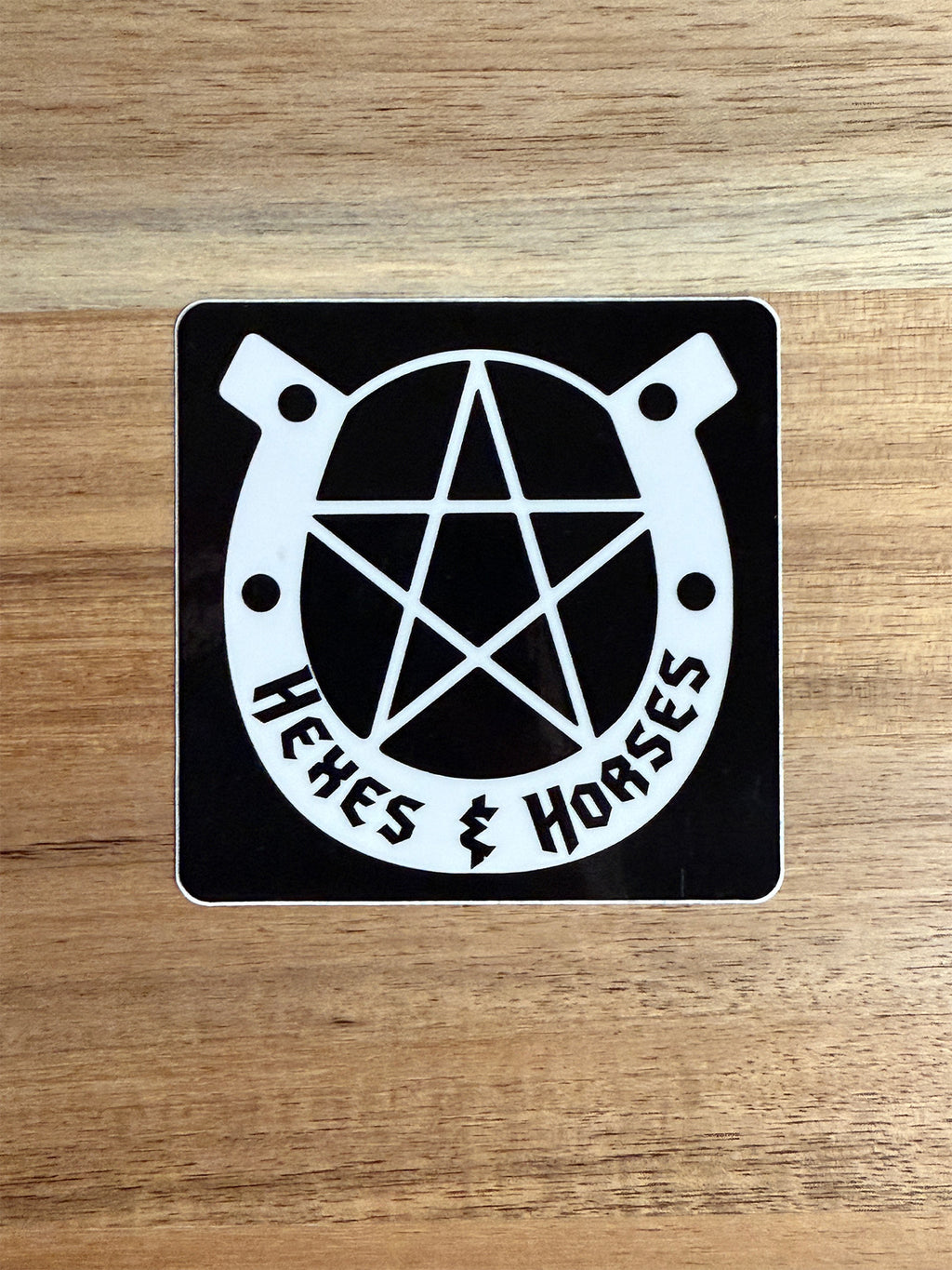 Hexes and Horses Sticker Two Pack