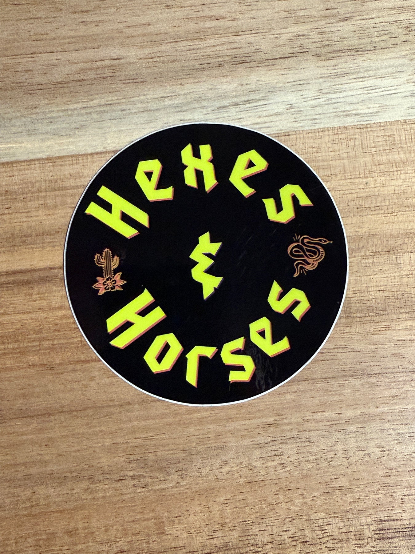 Hexes and Horses Sticker Two Pack