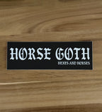 Horse Goth Bumper Sticker