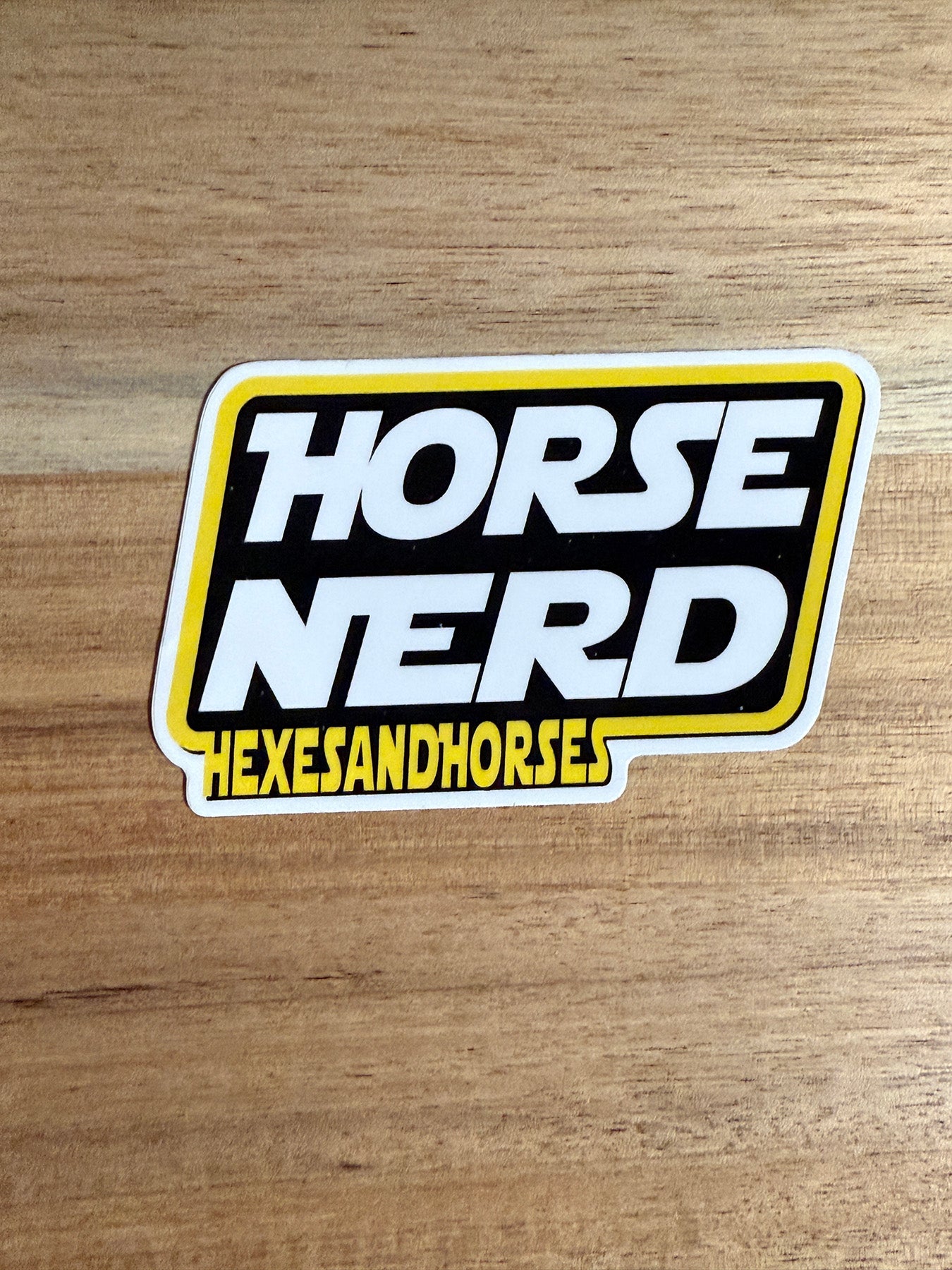 Horse Nerd Sticker
