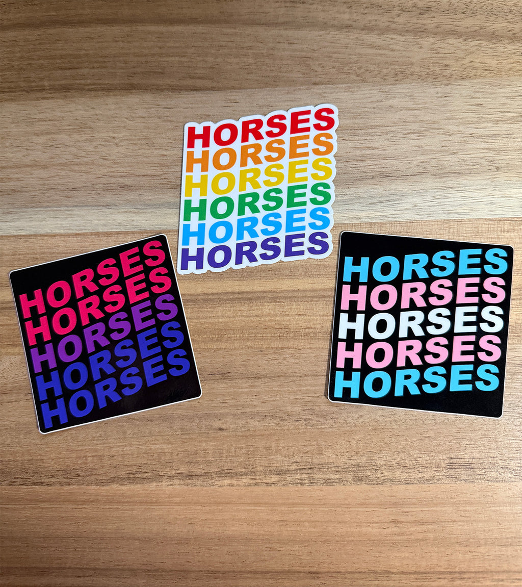 HorsesHorsesHorses - 3 Pack