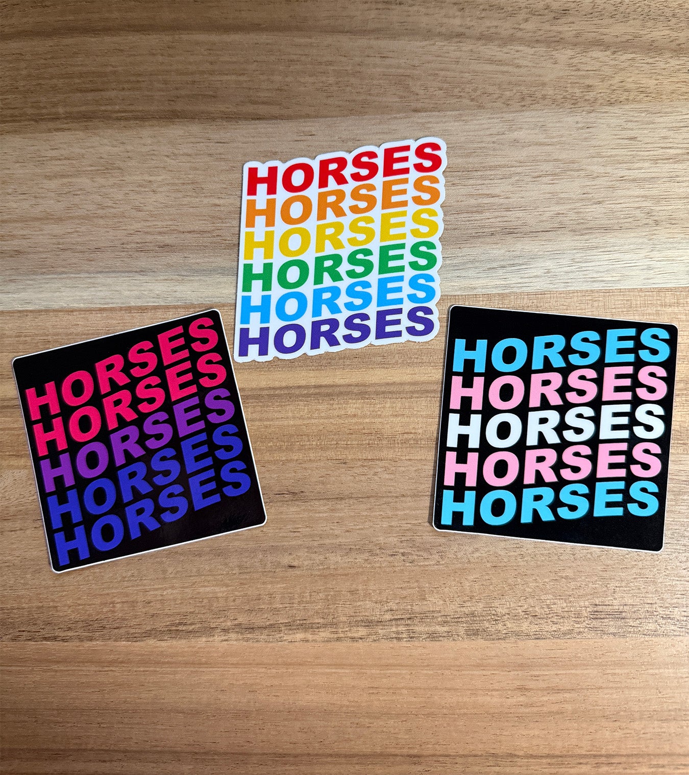 HorsesHorsesHorses - 3 Pack