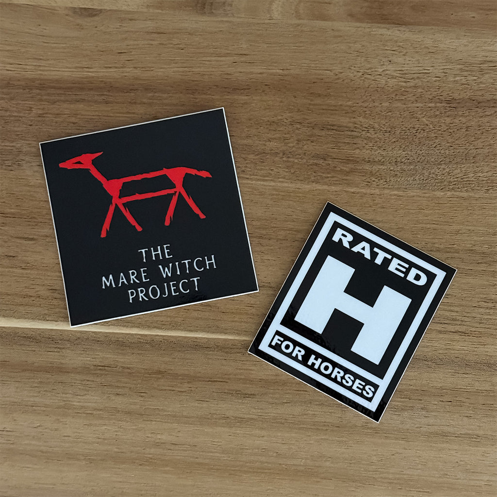 The Mare Witch Project Sticker Two Pack