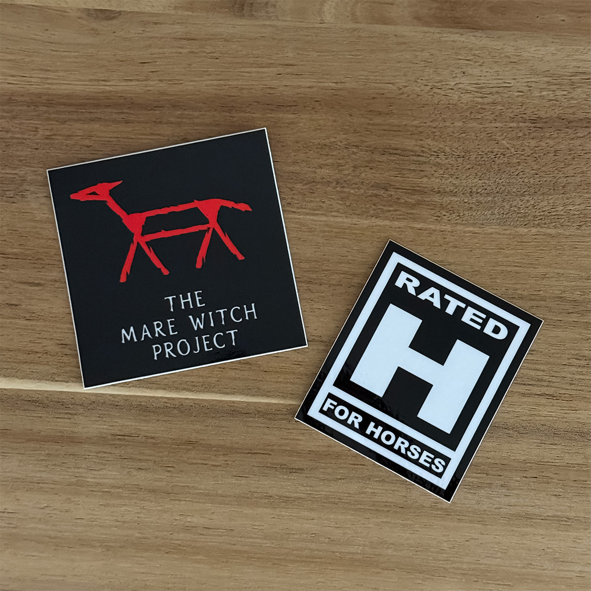 The Mare Witch Project Sticker Two Pack