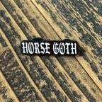 Horse Goth Pin