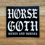 Horse Goth 3" Sticker