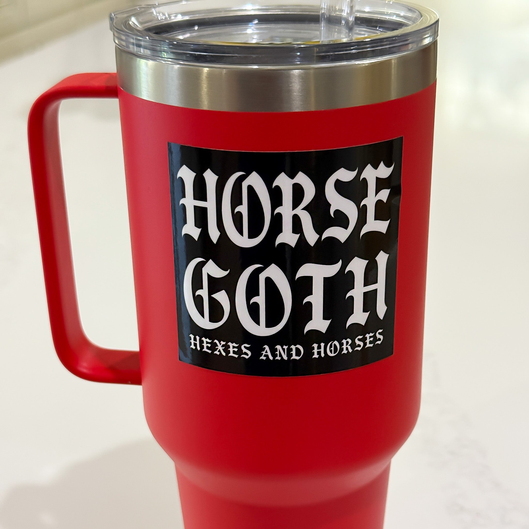 Horse Goth 3" Sticker