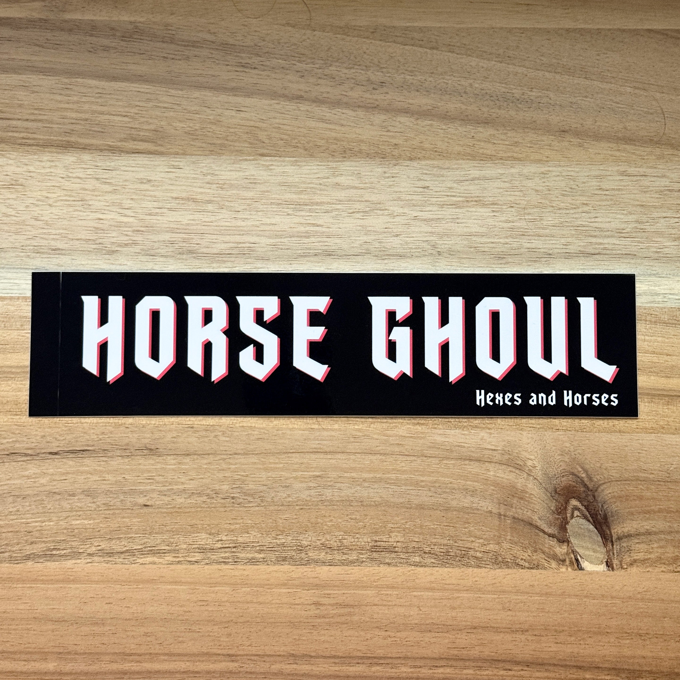 Horse Ghoul Bumper Sticker