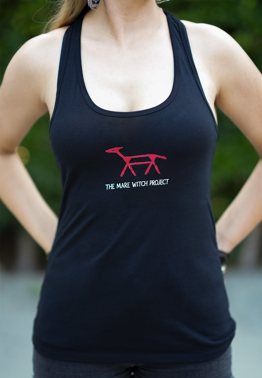 The Mare Witch Project Racerback