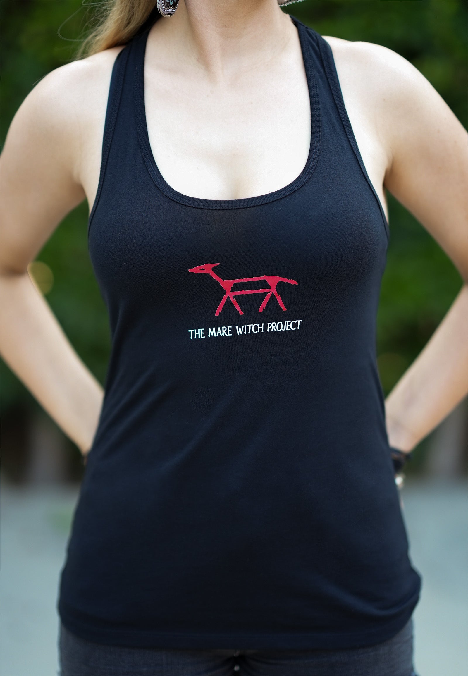 The Mare Witch Project Racerback