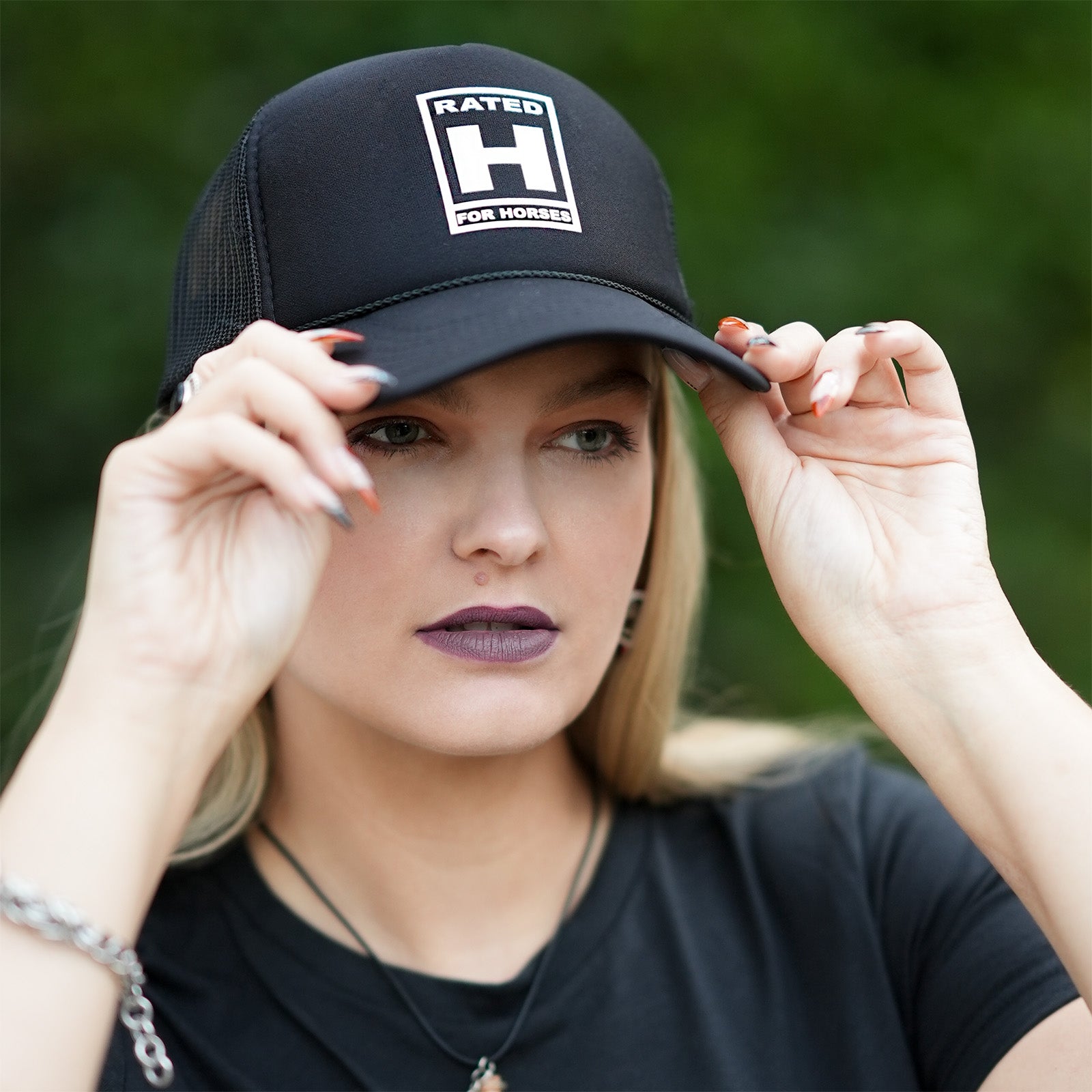 Rated H for Horses Trucker Hat