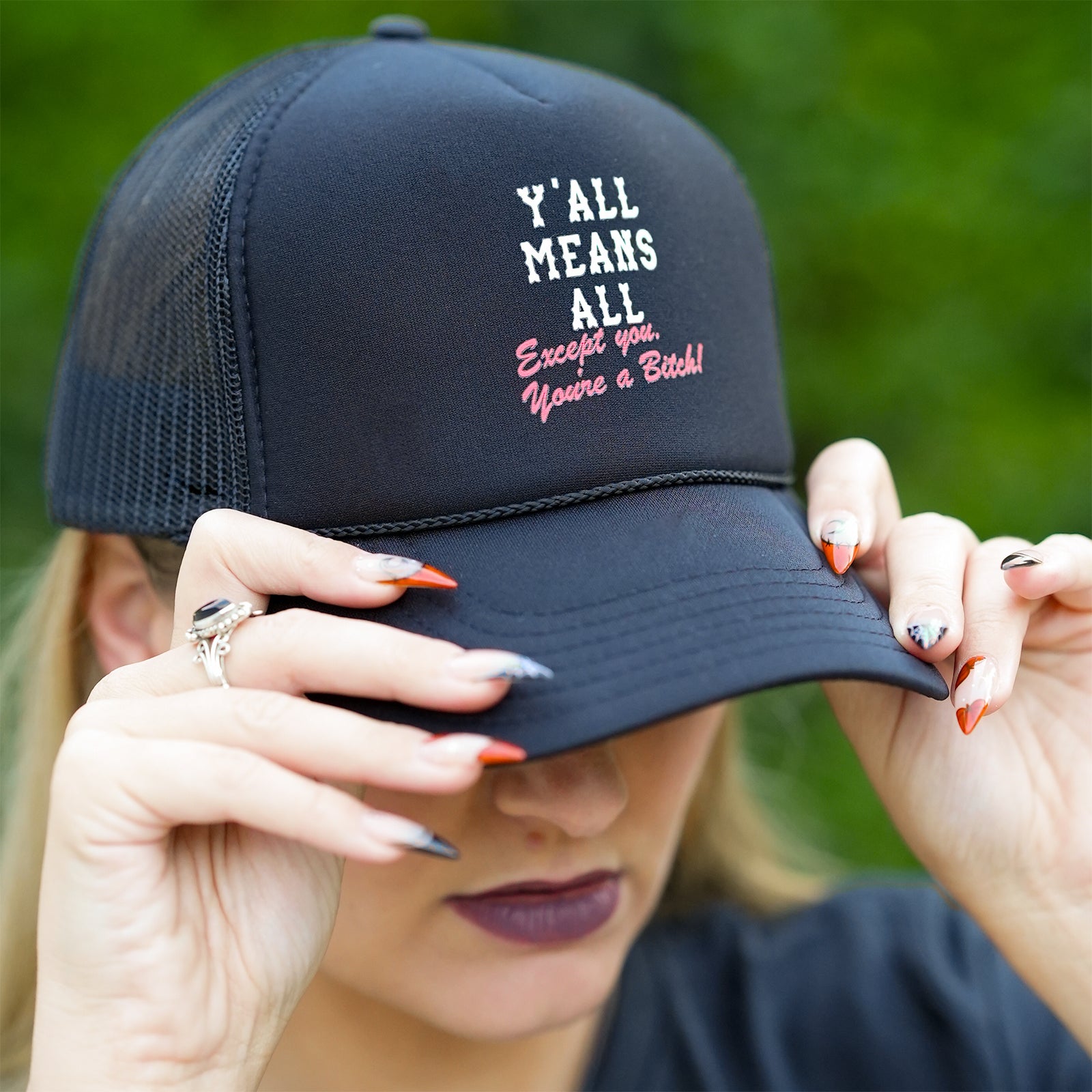 Yall Means All Trucker Hat