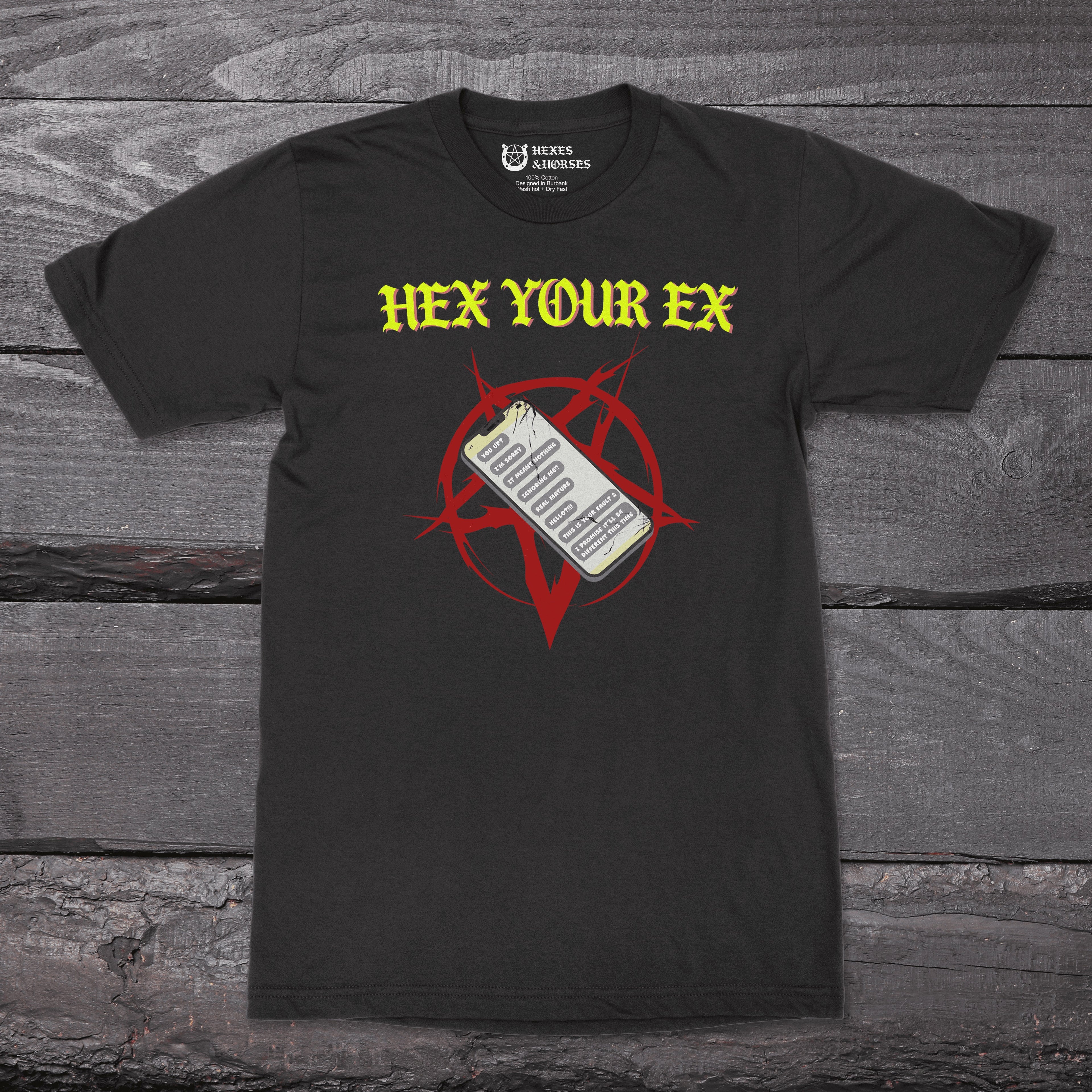 Hex Your Ex Pentagram T-Shirt