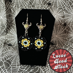 Beaded earrings-Bull