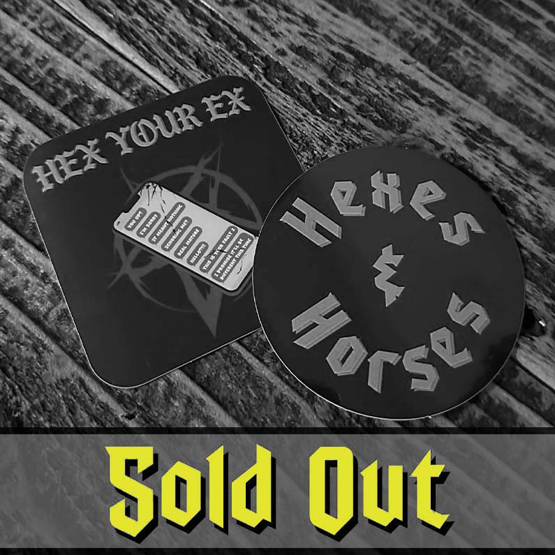 Vinyl sticker two pack, Glossy + Matte